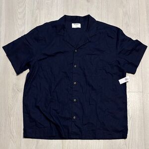 🔥BUNDLESALE Mens XL Old Navy Linen Blend Casual Button Down Shirt NWT